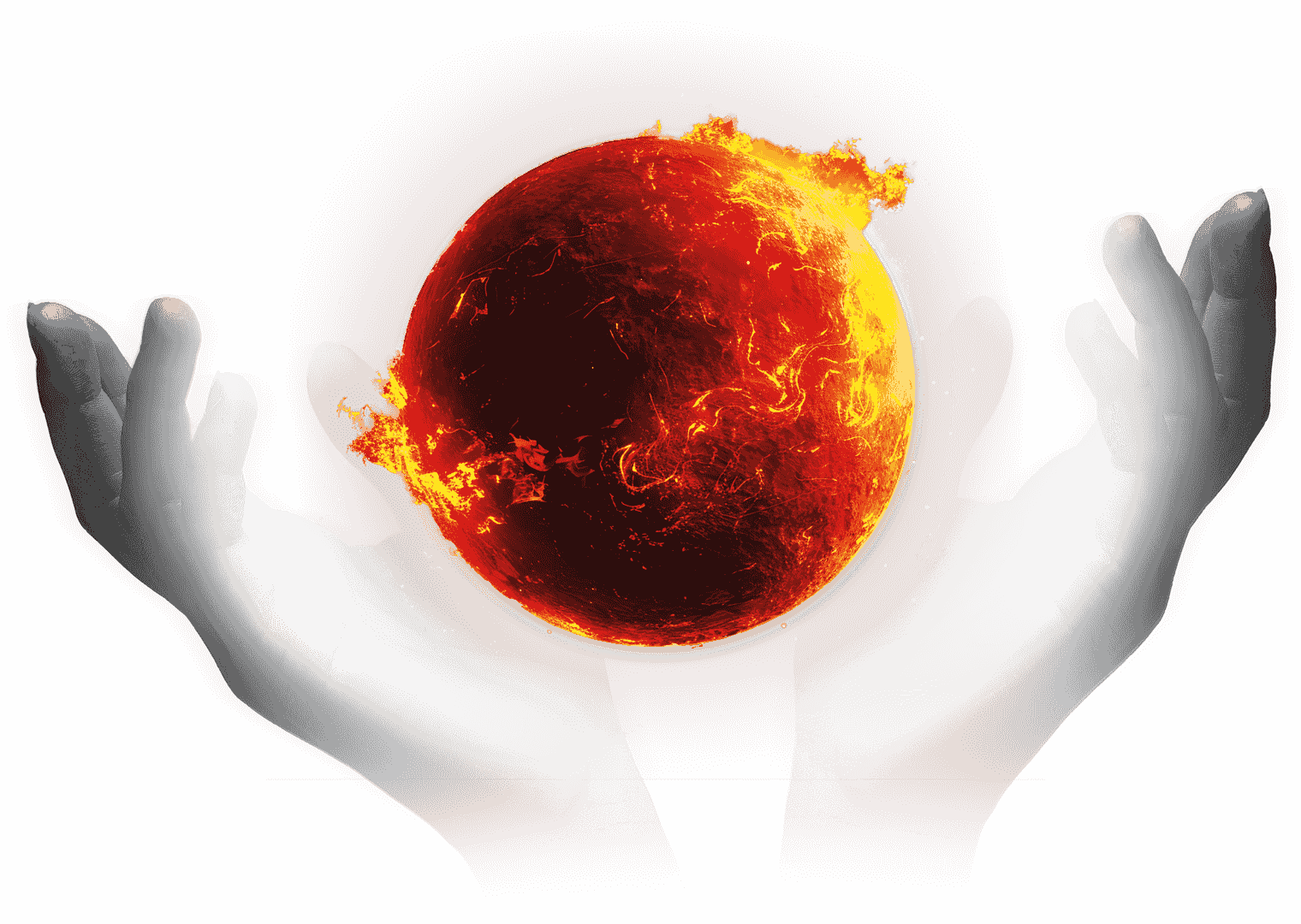 planets in hand